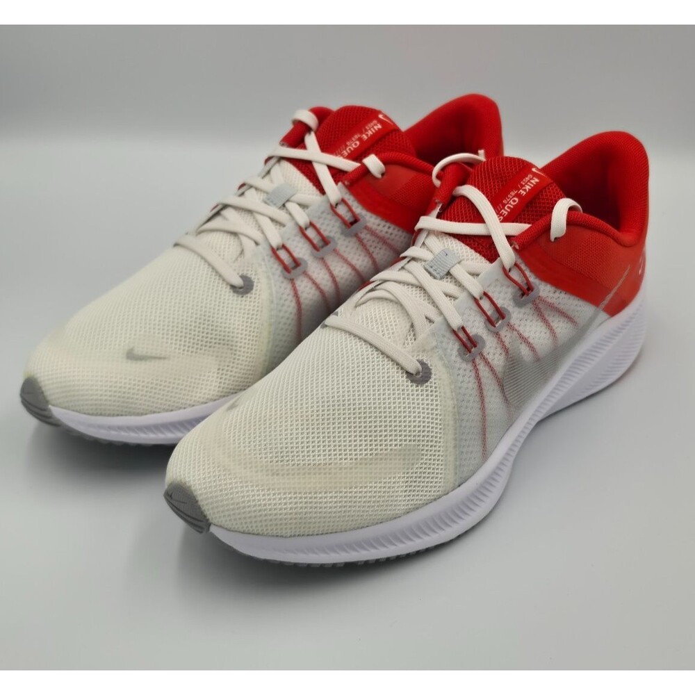 Nike Quest 4 White Chile Red DA1105-100 Men’s 10 Women’s 11.5 New No Box